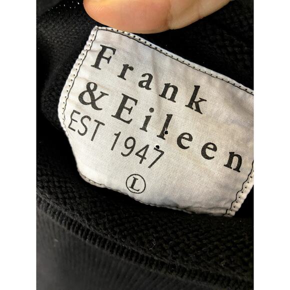 Frank and Eileen Monterey Sweater in Black size L large - Picture 3 of 5